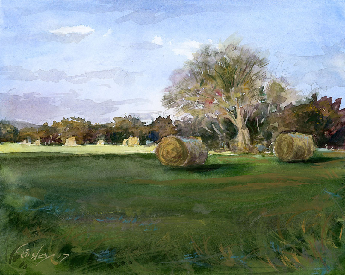 Hay Bales in November