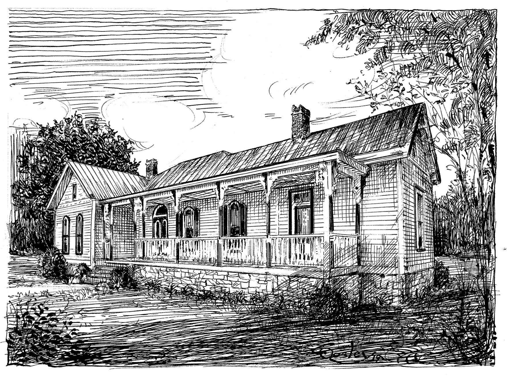 Morton-Brittain Historic Home in Nolensville Tennessee