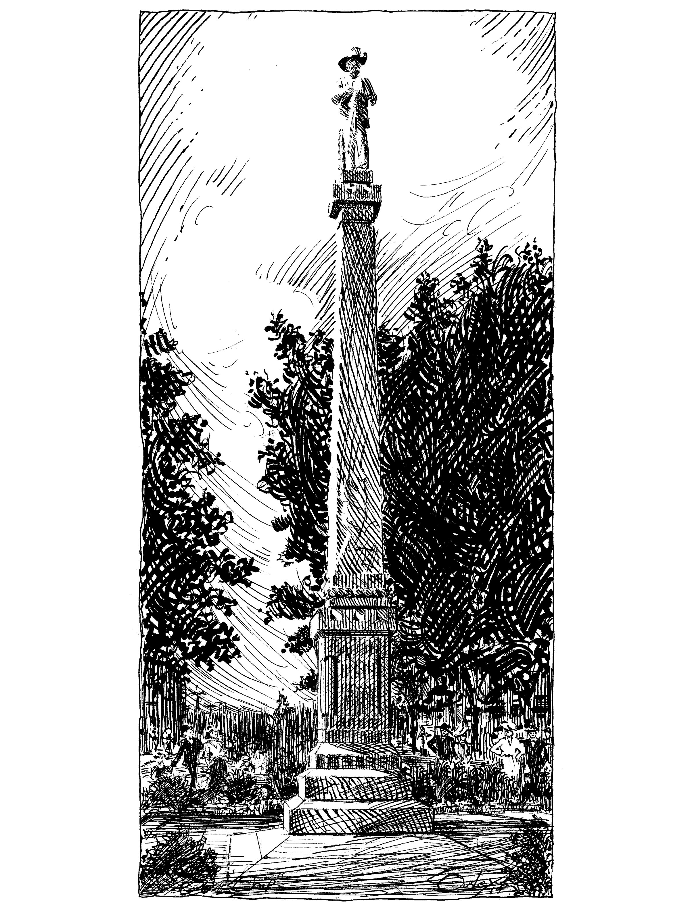 The Confederate Monument at the Franklin Public Square (aka Chip)