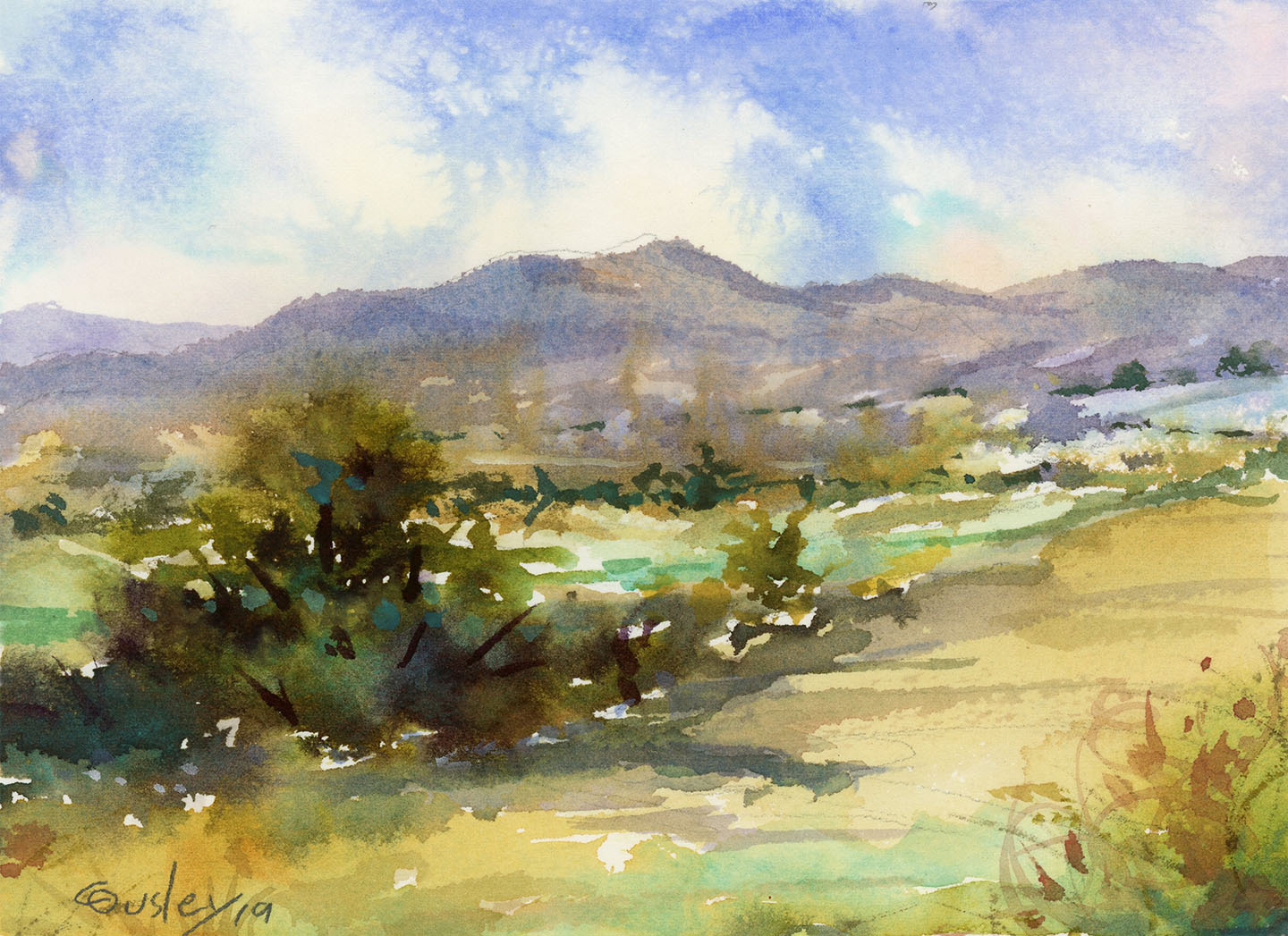 Powell Valley Tennessee Watercolor