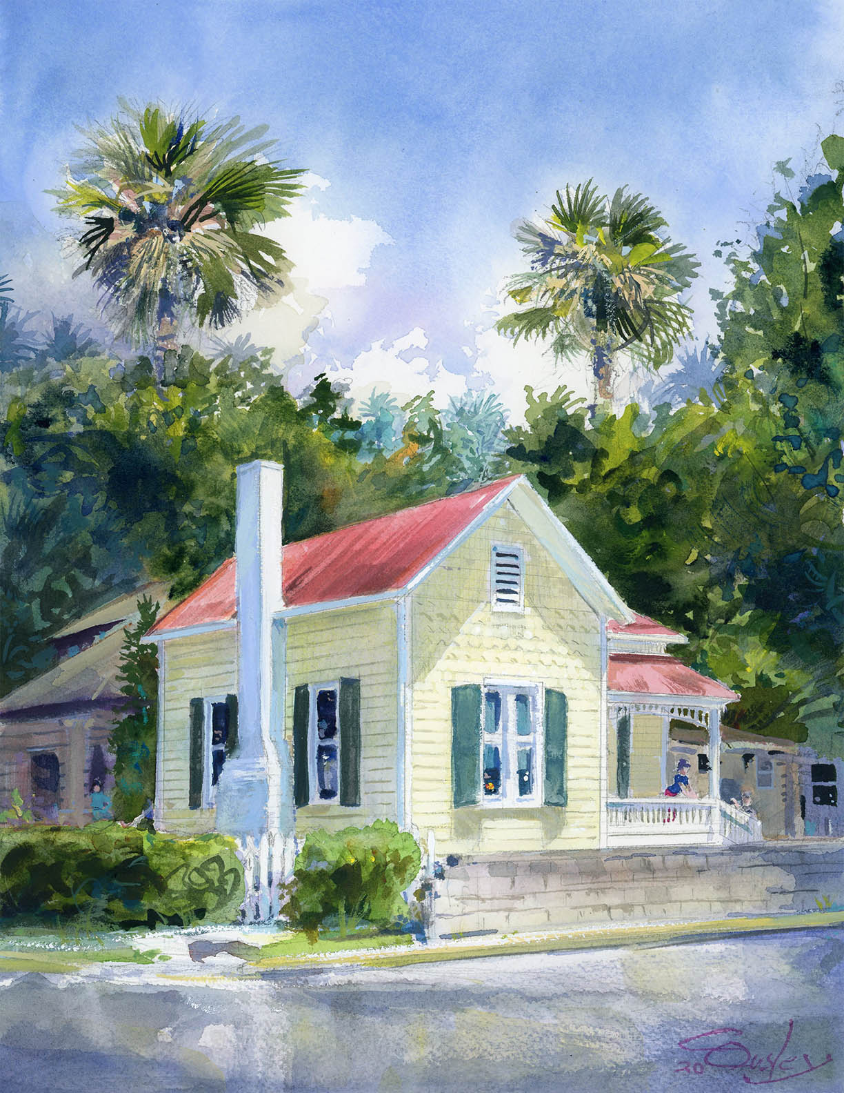 Yellow Cottage in St. Augustine Florida
